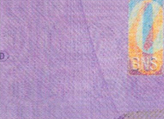 1000 Swiss francs perforated number