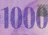 1000 Swiss francs chameleon number