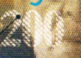 200 Swiss francs glittering number
