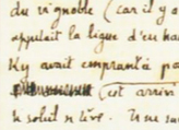 200 Swiss francs Manuscript