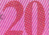 20 Swiss francs coloured number