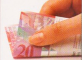 20 Swiss francs coloured number No.2
