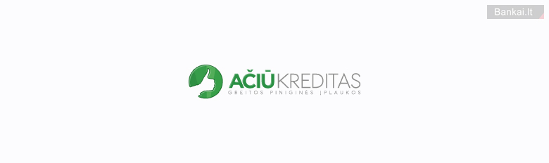 Ačiū kreditas