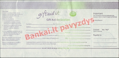 50 Pencų banknoto galinė pusė