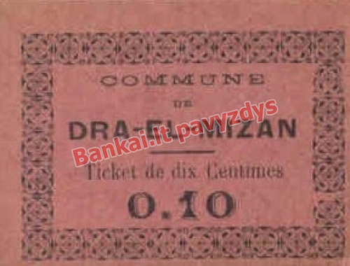 10 Centimų banknoto priekinė pusė