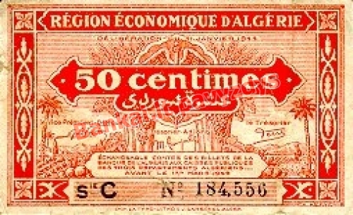 50 Centimų banknoto priekinė pusė