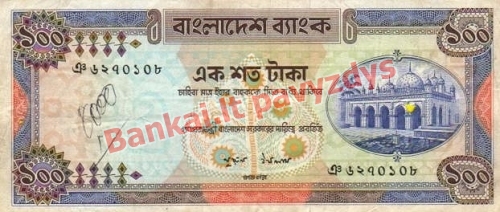 100 Takų banknoto priekinė pusė