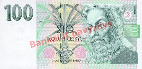 100 Korunų banknoto priekinė pusė