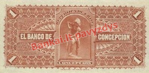 1 Peso banknoto galinė pusė