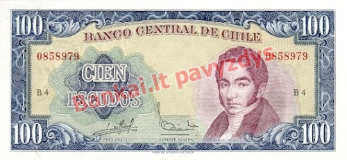 100 Escudų banknoto priekinė pusė