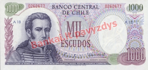 1000 Escudų banknoto priekinė pusė