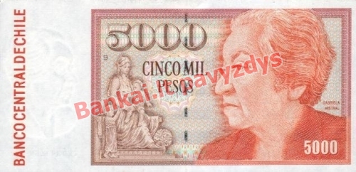 5000 Pesų banknoto priekinė pusė
