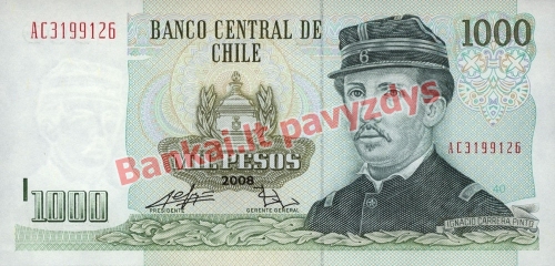 1000 Pesų banknoto priekinė pusė