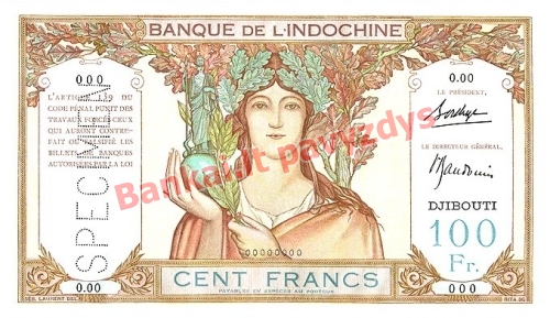100 Frankų banknoto priekinė pusė