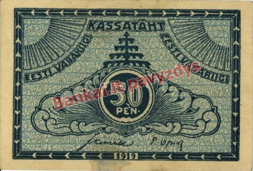 50 Penų banknoto priekinė pusė