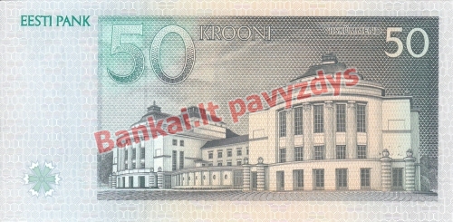 50 Kronų banknoto galinė pusė