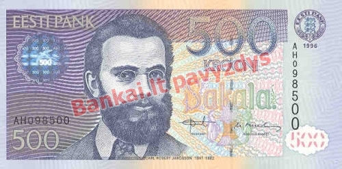 500 Kronų banknoto priekinė pusė