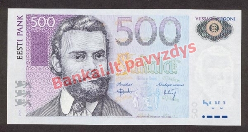 500 Kronų banknoto priekinė pusė