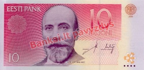 10 Kronų banknoto priekinė pusė