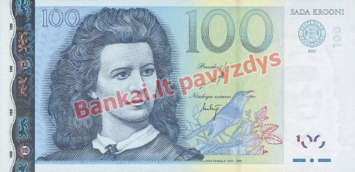 100 Kronų banknoto priekinė pusė