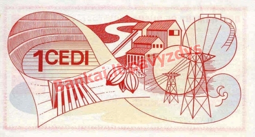 1 Sedžio banknoto galinė pusė