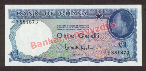1 Sedžio banknoto priekinė pusė