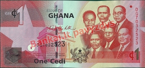 1 Sedžio banknoto priekinė pusė