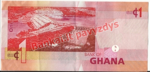 1 Sedžio banknoto galinė pusė