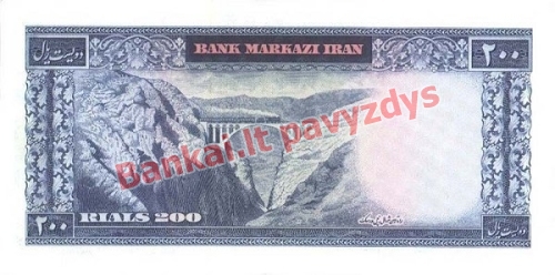 200 Rialų banknoto galinė pusė