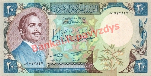 20 Dinarų banknoto priekinė pusė