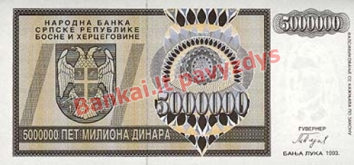 50000000 banknoto priekinė pusė