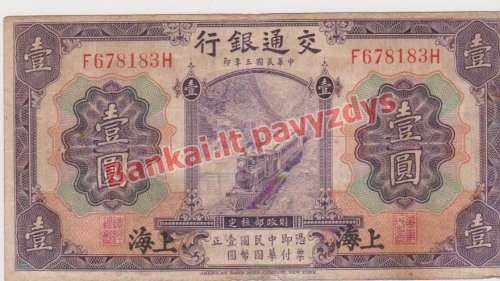 1 Juanio banknoto priekinė pusė