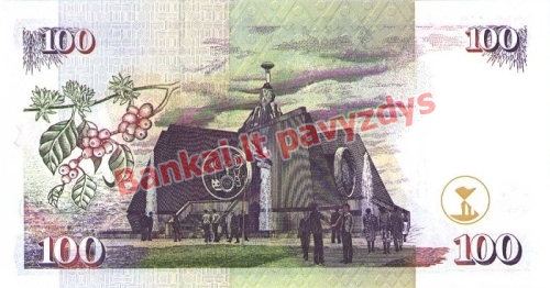 100 Šilingų banknoto galinė pusė