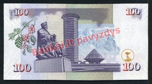 100 Šilingų banknoto galinė pusė