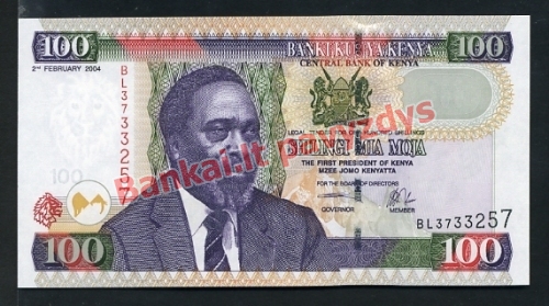 100 Šilingų banknoto priekinė pusė