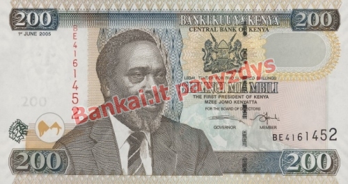 200 Šilingų banknoto priekinė pusė