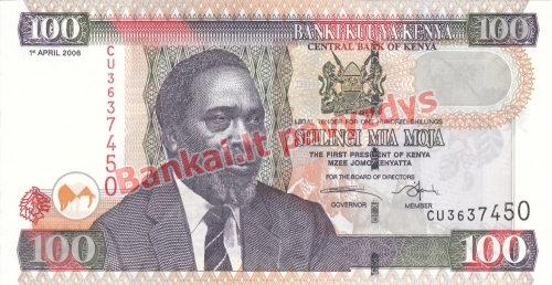 100 Šilingų banknoto priekinė pusė