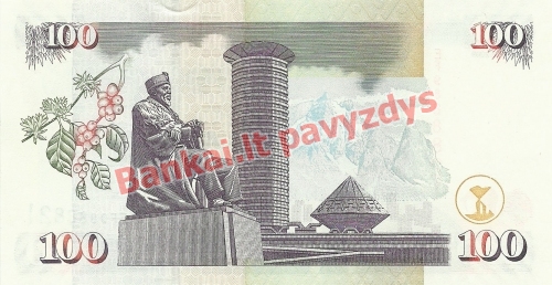 100 Šilingų banknoto galinė pusė