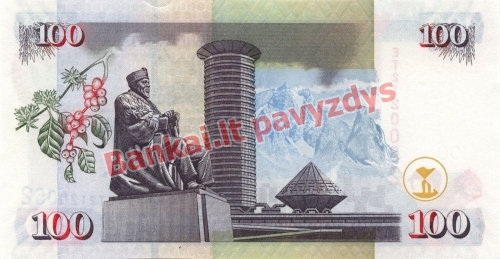 100 Šilingų banknoto galinė pusė