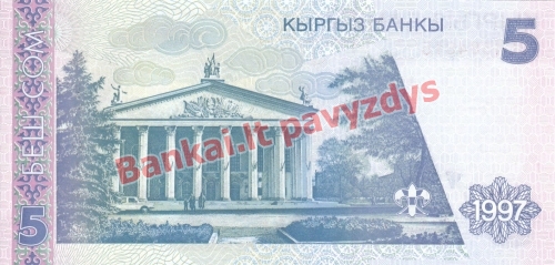 5 Somų banknoto galinė pusė