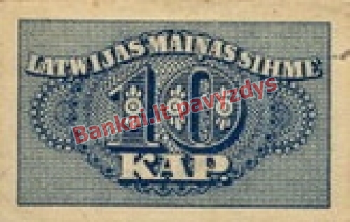 10 Kapeiku banknoto priekinė pusė