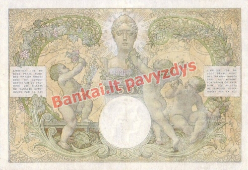 50 Frankų banknoto galinė pusė
