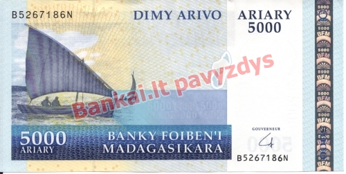 5000 Arairių banknoto priekinė pusė