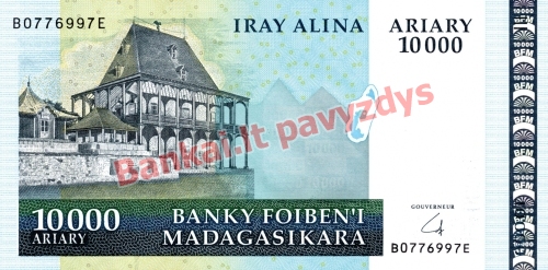 10000 Arairių banknoto priekinė pusė