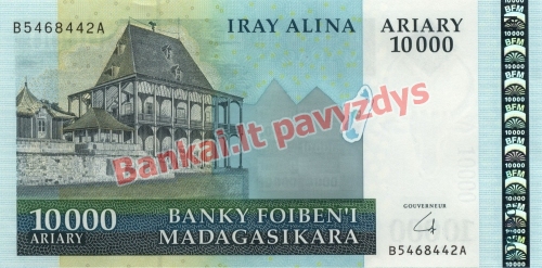 10000 Arairių banknoto priekinė pusė