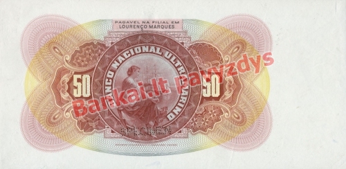 10000 Reisų banknoto galinė pusė
