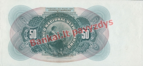 50000 Reisų banknoto galinė pusė