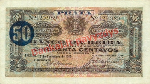 50 Centavų banknoto priekinė pusė