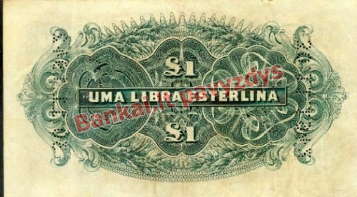1 Libros banknoto galinė pusė