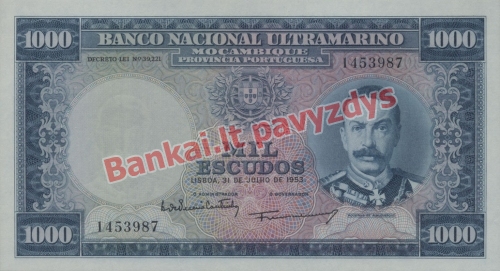 1000 Escudų banknoto priekinė pusė